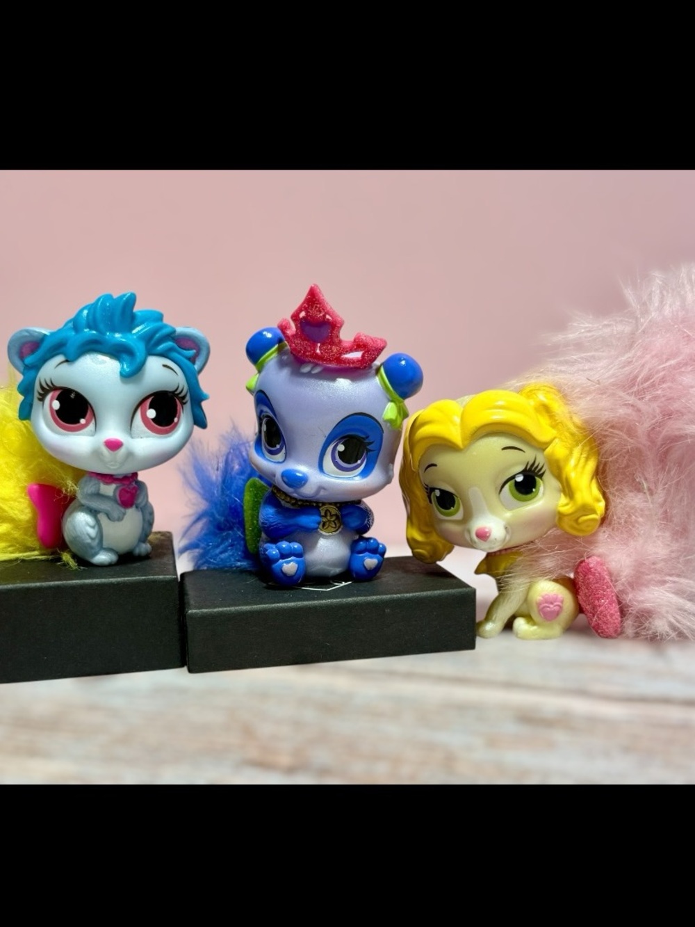 Disney Princess Palace Pets Furry Tail Minis Lot: Teacup, Thistleberry, Blossom